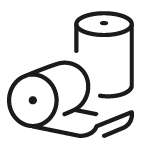 Plain White & Coloured adhesive labels